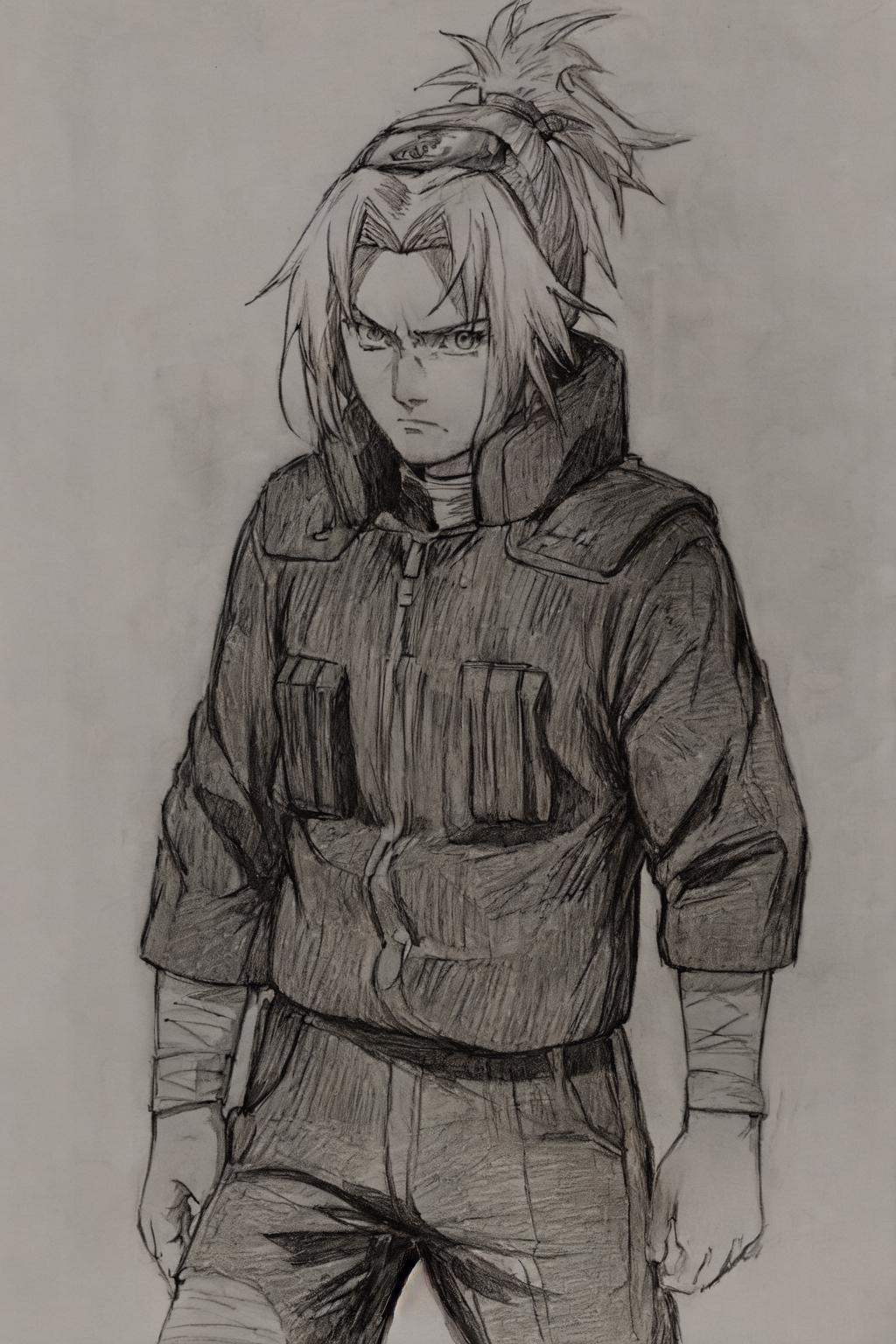 Naruto - Original drawing of Sakura Haruno – Gallery Animation